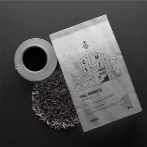 Kemasan premium biji kopi robusta 100% full body