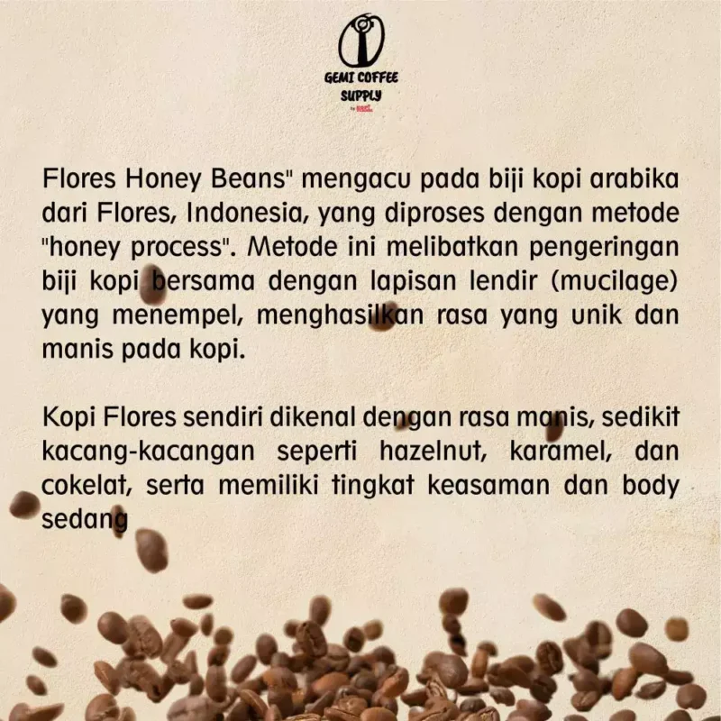 Petani lokal Flores memanen biji kopi Flores Arabika dari dataran tinggi, menunjukkan sumber bahan baku premium.